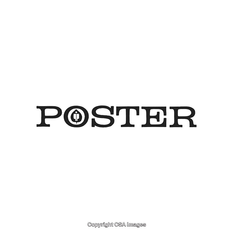 Minimalist Poster Design Concept Showcasing Typography and Creative Elements