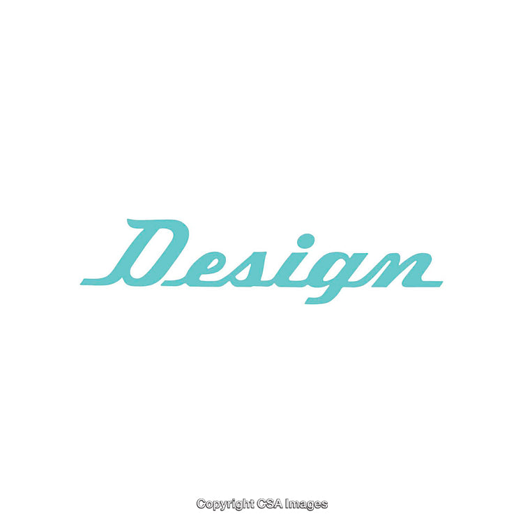 Minimalist Typography Design with Stylish Blue Text on White Background