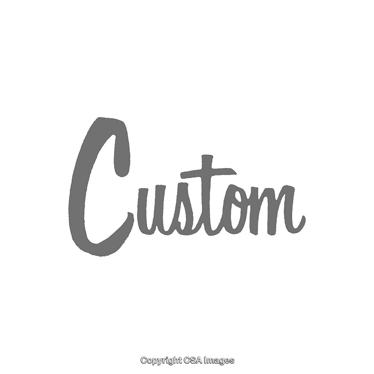 Simple Gray Custom Text Typography Design on White Background