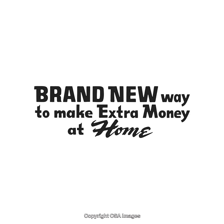 Motivational Text Encouraging Earning Extra Income From Home Opportunities