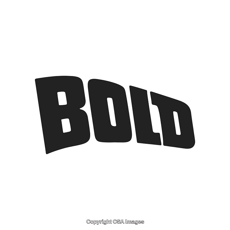 Bold Black Text on White Background Illustrating Confidence and Simplicity