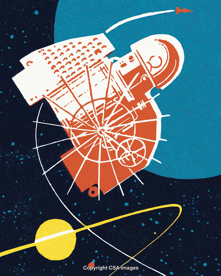 Satellite in Outer Space