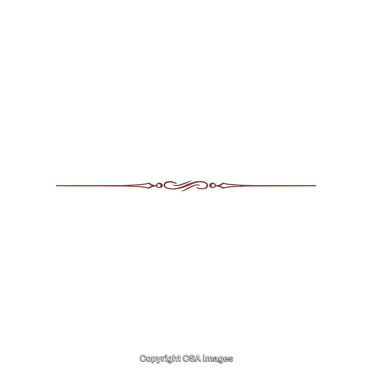 Elegant Decorative Divider Line Graphic for Invitations or Designs