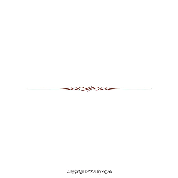 Elegant Decorative Divider Line Graphic for Invitations or Designs