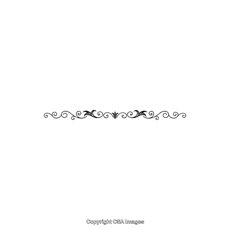 Elegant Decorative Black Swirl Ornament Pattern for Elegant Design Needs