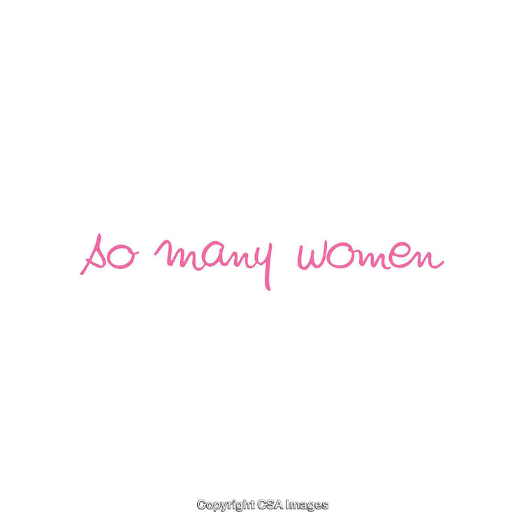 Feminine Typography With Pink Handwritten Script on a Plain White Background