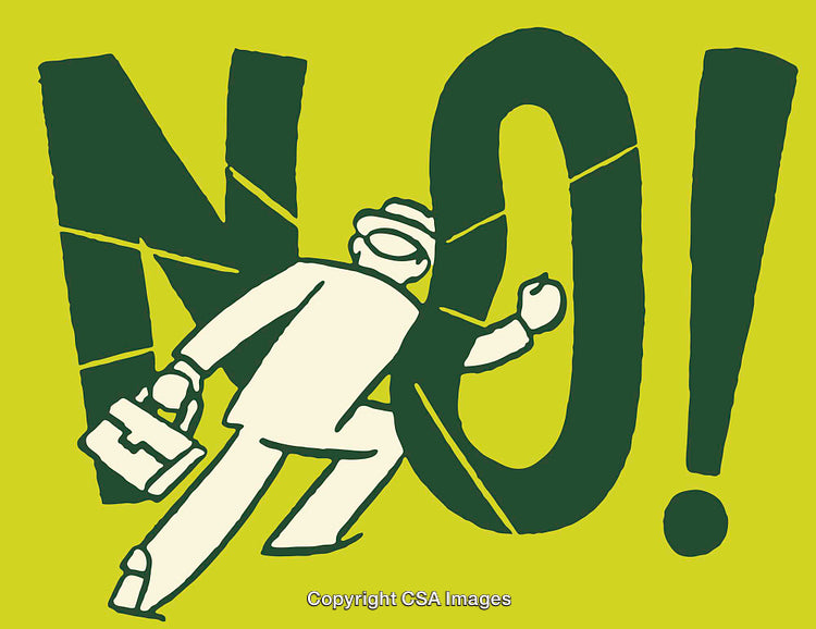 Colorful Graphic Illustration Expressing Disagreement or Work Conflict