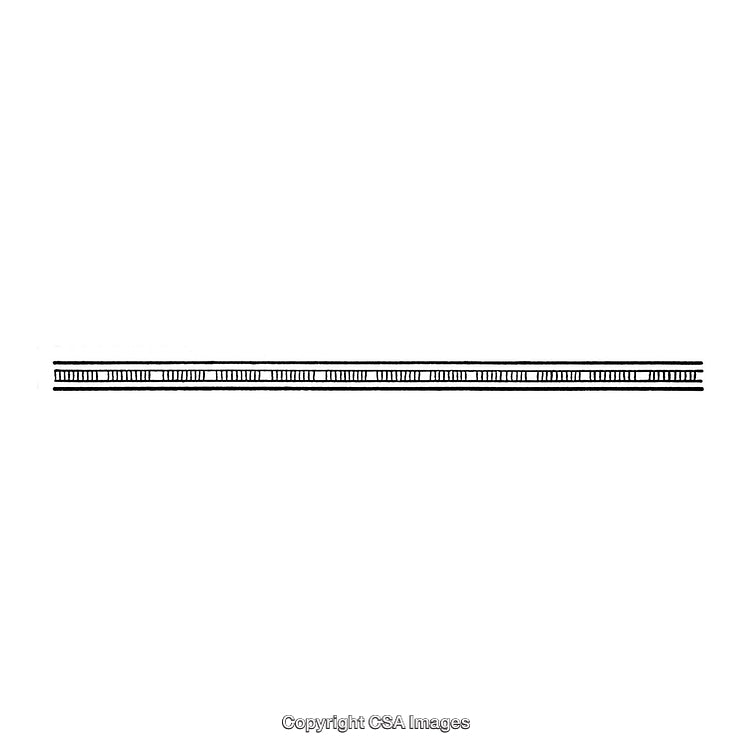 Black and White Decorative Borders with Intricate Lined Design Patterns