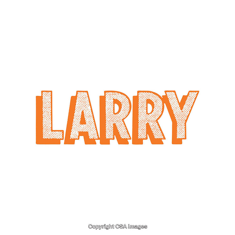 Bold Orange Text Design with Stylish Dotted Texture on White Background