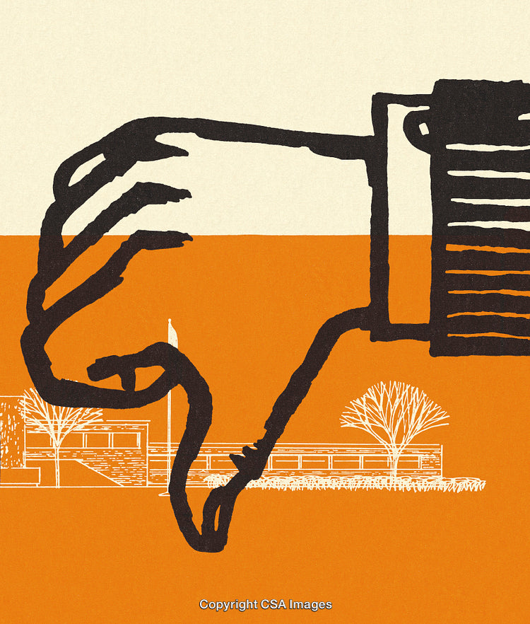 Artistic Conceptual Representation Featuring a Downward Thumbs Gesture Over Design Sketch