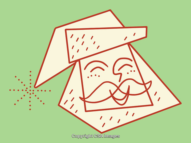 Whimsical Line Art Illustration with Playful Character Elements