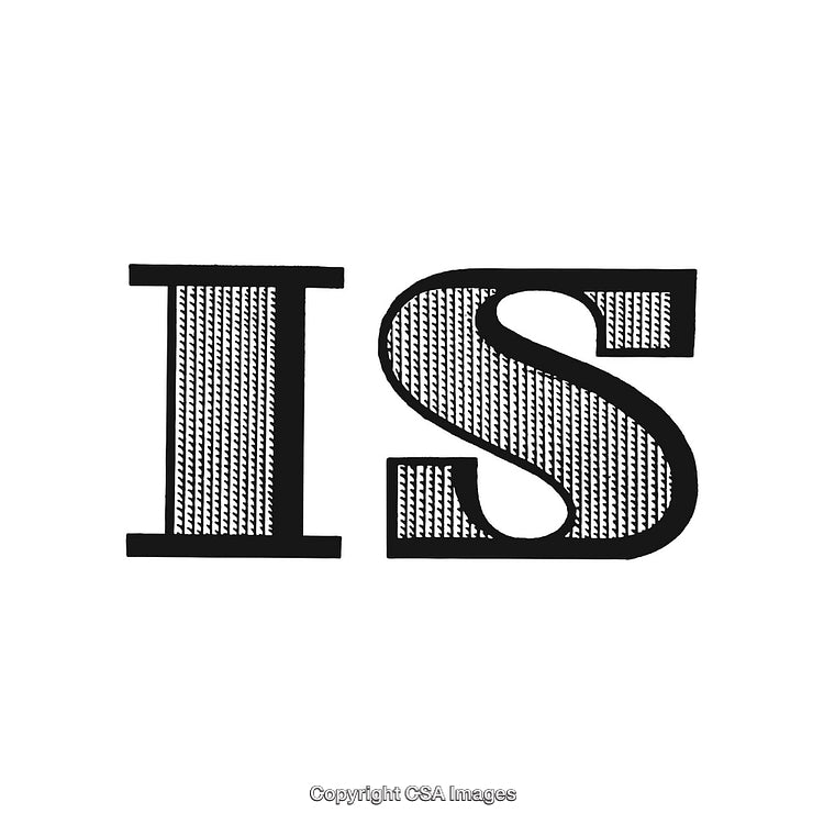 Bold Black and White Typography Art With Textured Letter Design