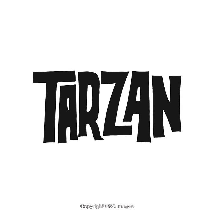 Bold Black Text Design Written in Capital Letters on White Background