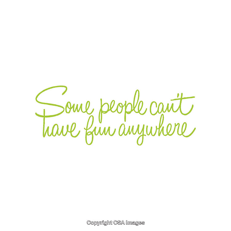 Handwritten Inspirational Quote Against a White Background