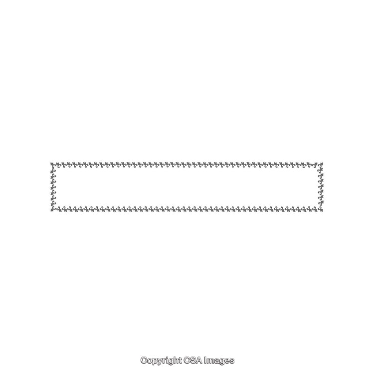 Minimalistic Spiral Design Forming a Rectangular Frame on White Background