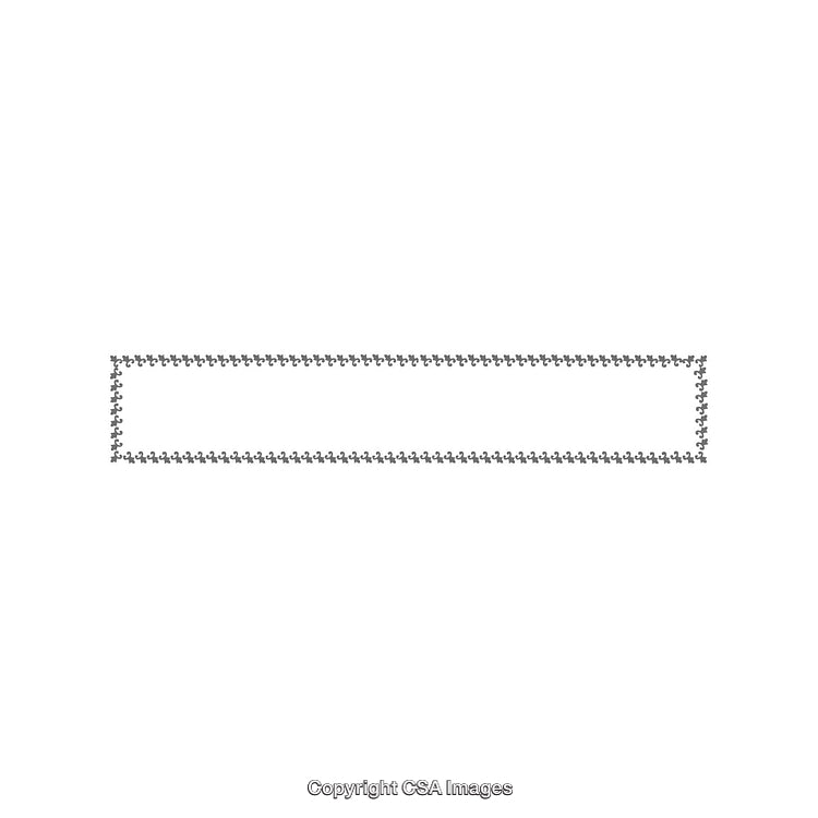 Minimalistic Spiral Design Forming a Rectangular Frame on White Background