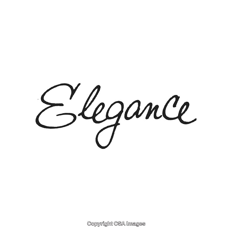 Elegant Handwritten Script in Black Ink on White Background