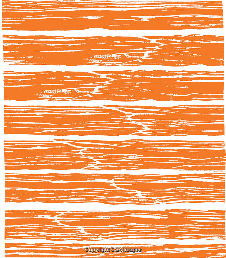 Abstract Orange and White Striped Textured Pattern Background