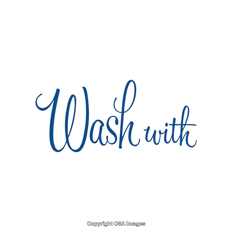Blue Hand-Drawn Script Typography on White Background