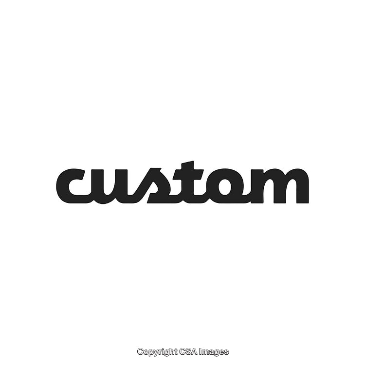 Minimalist Custom Text in Bold Black Font on White Background