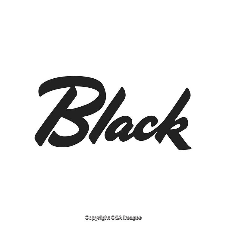 Elegant Black Text in Stylish Script on a Clean White Background