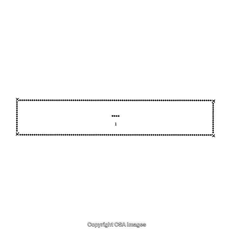 Minimalistic Design Featuring Decorative Black And White Borders
