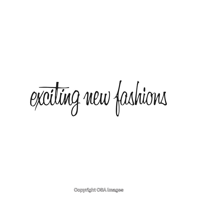 Stylish Handwritten Text Promoting Exciting and Innovative Trending Fashion Designs