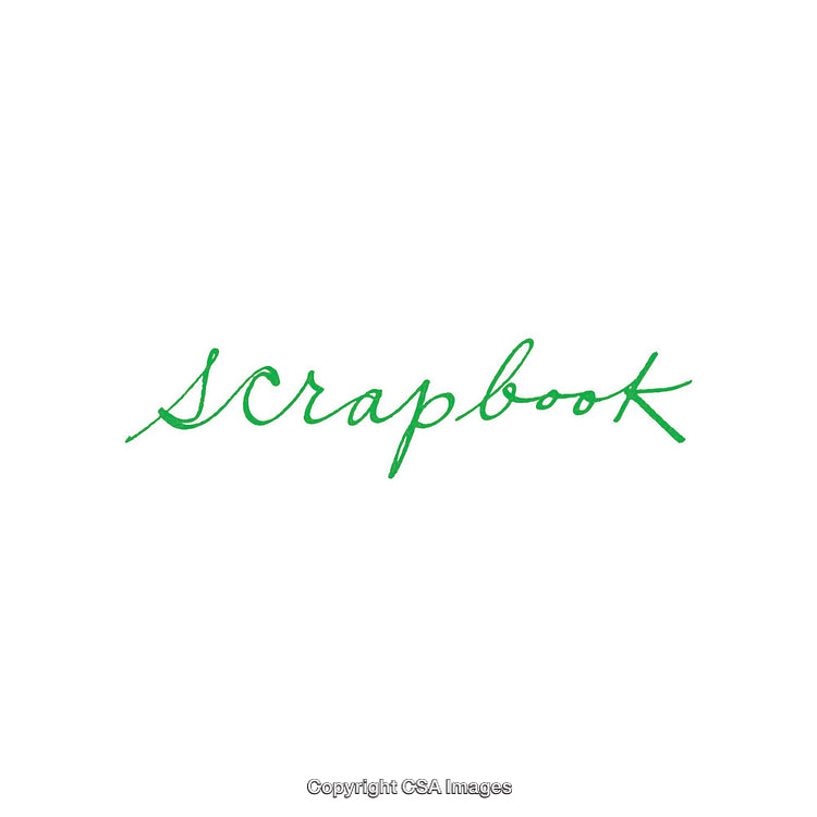 Green Handwritten Script Word Illustrating Creativity and Art