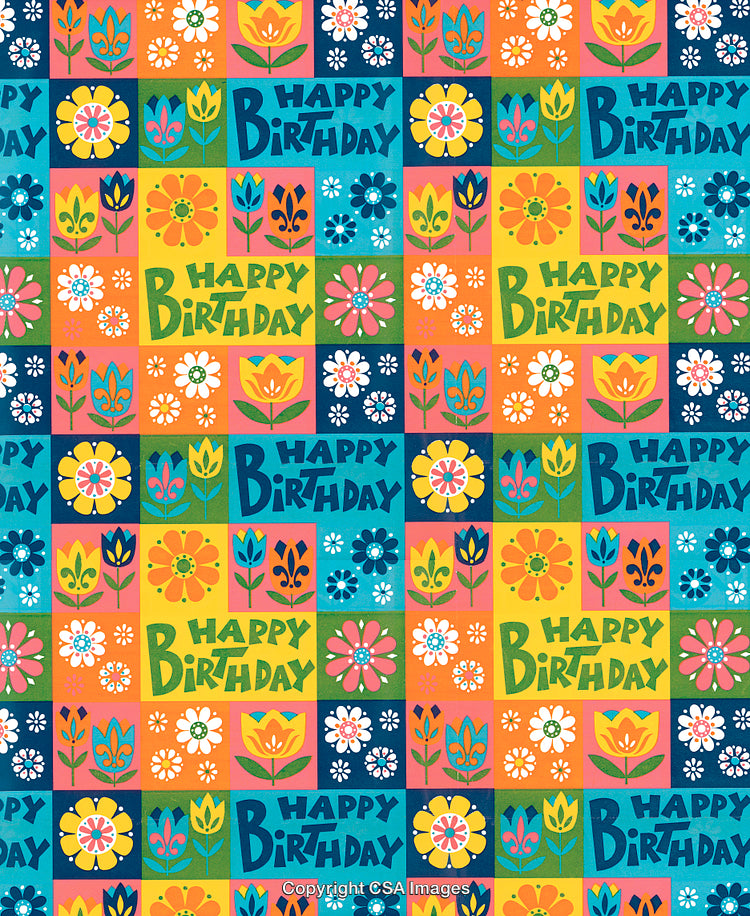 Happy Birthday pattern