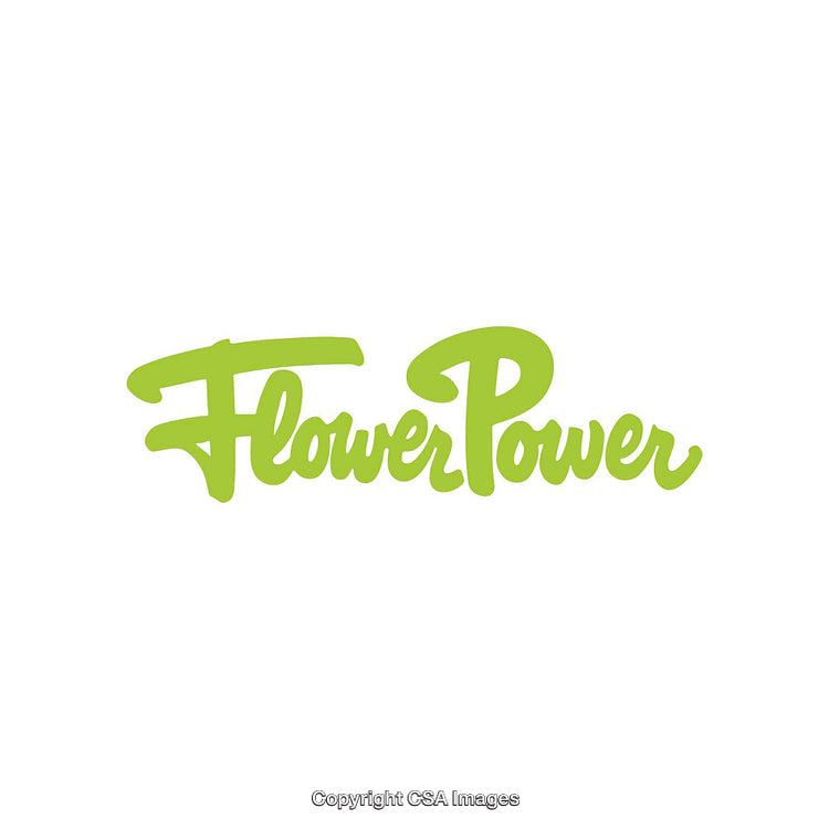 Bright Green Text Design with Retro Style on White Background