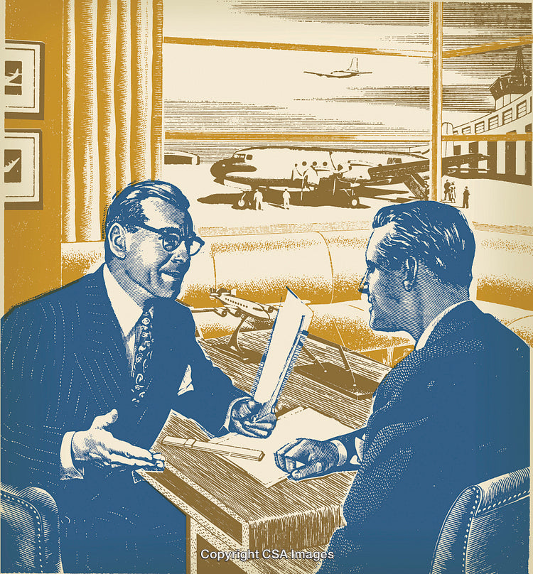 Two Businessmen Meeting