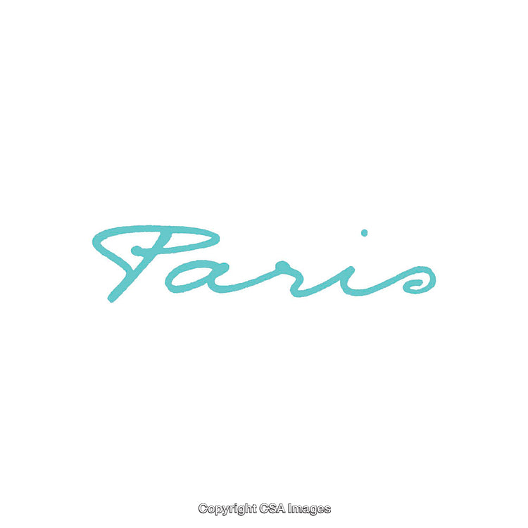 Elegant Teal Handwritten Text on Simple White Background