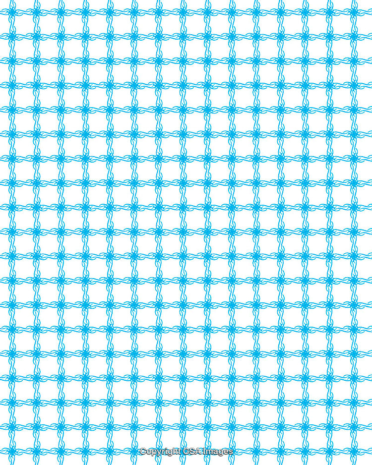 Blue Intricate Linear Pattern Forming a Geometric Abstract Background