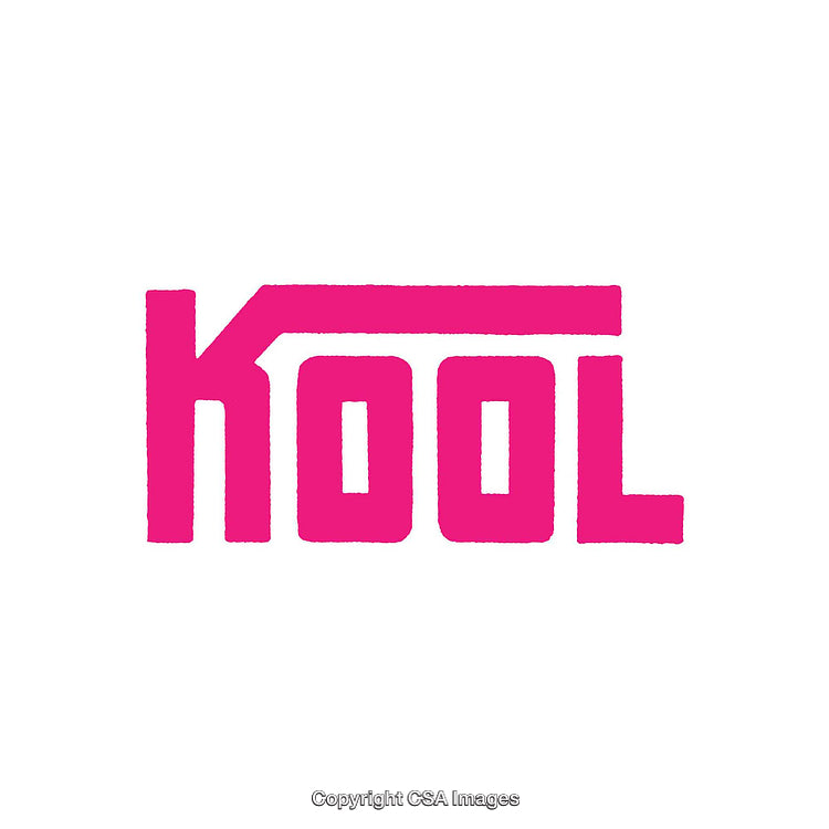 Bold Pink Text Logo Design on White Background