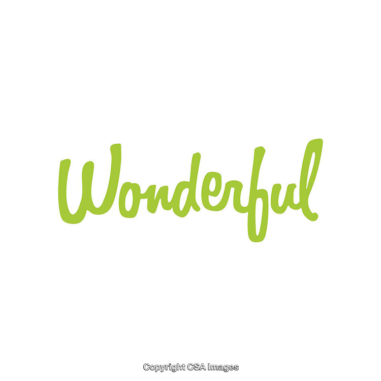 Inspirational Green Wonderful Lettering Design in Minimalist Style