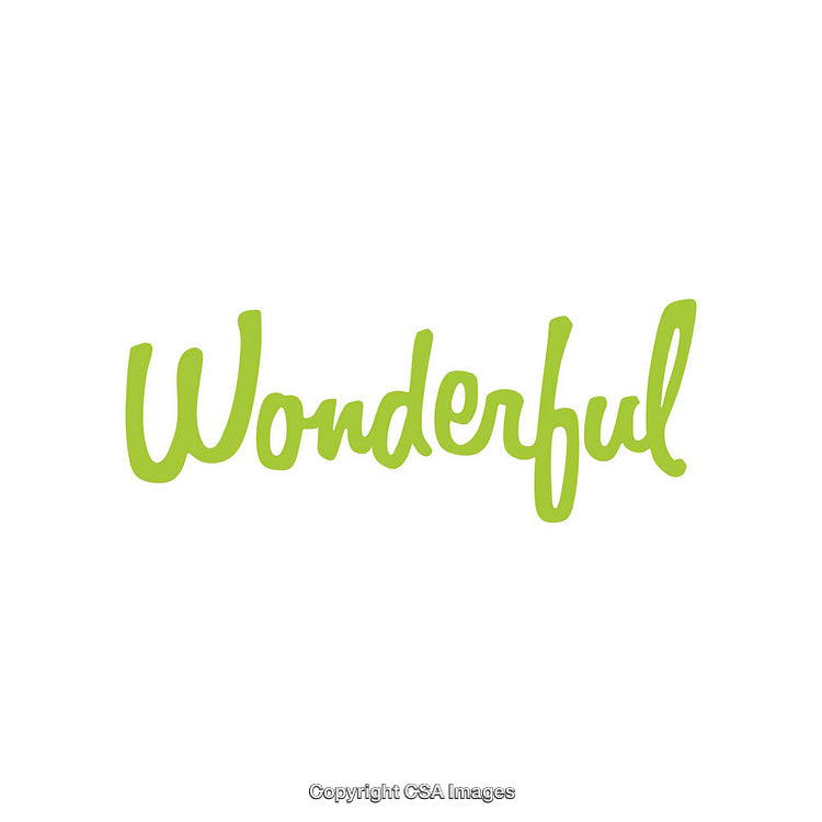 Inspirational Green Wonderful Lettering Design in Minimalist Style