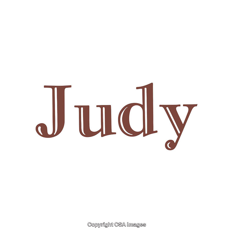 Stylized Name Typography Design Artfully Displayed With Elegant Brown Letters