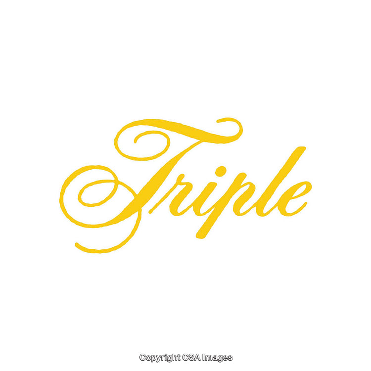 Elegant Yellow Script Text on a Clean White Background