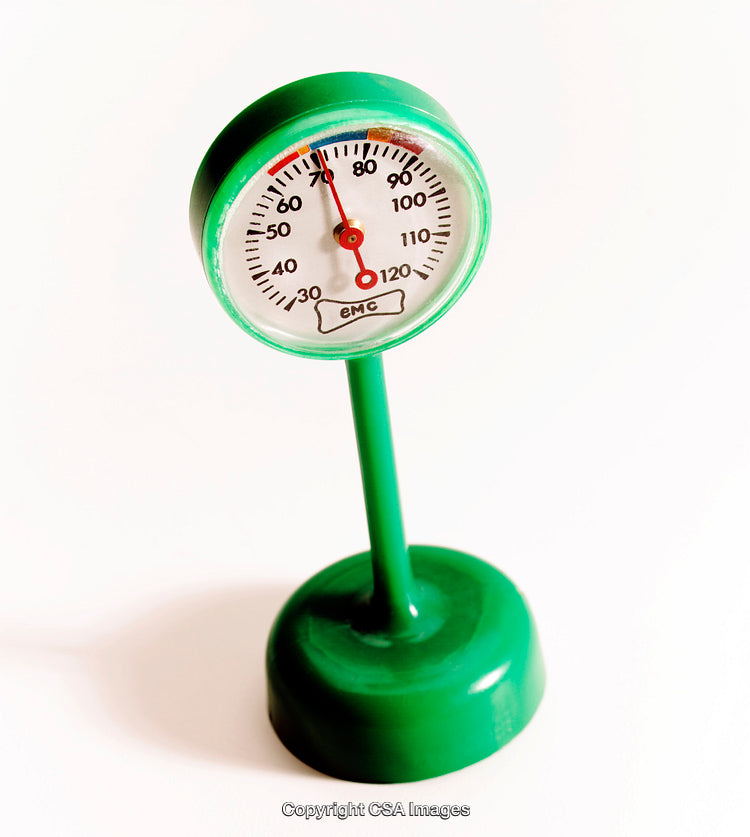 Green Plastic Toy with Circular Dial Featured on a White Background