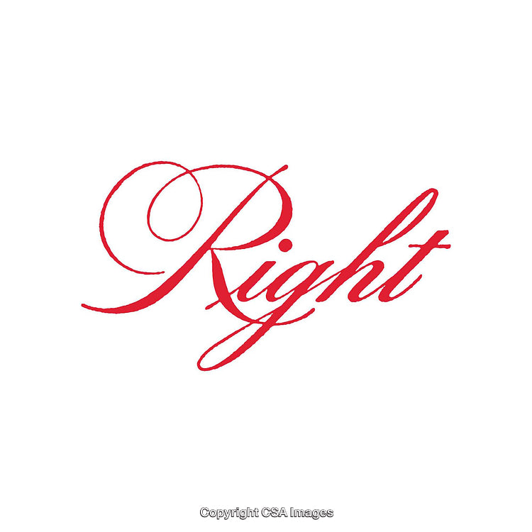 Elegant Red Script Text Display on a Clean White Background