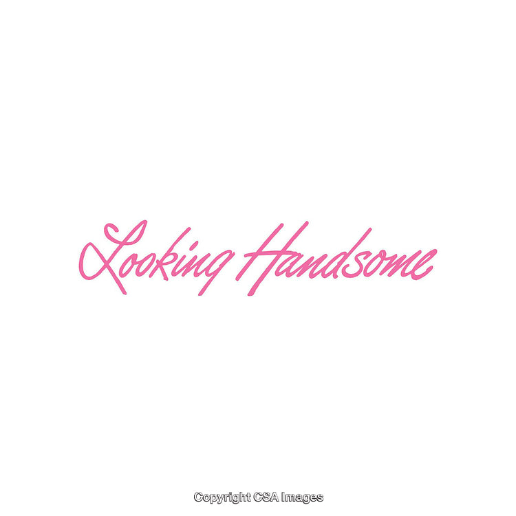 Pink Script Writing Displayed on a Minimalistic White Background