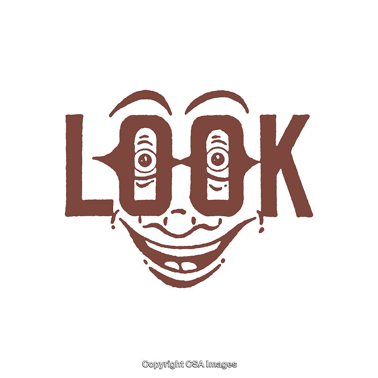 Creative Illustration Formed With Stylish Typography and Playful Expressions