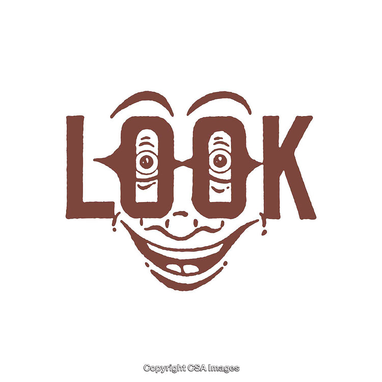 Creative Illustration Formed With Stylish Typography and Playful Expressions