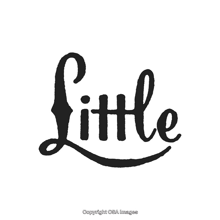 Creative Handwritten Styled Word Design in Black on White Background