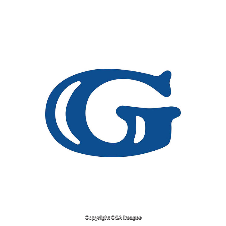 Creative Illustration of the Letter ‘G’ in a Unique Blue Design