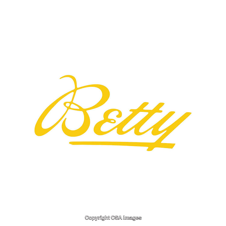 Elegant Yellow Calligraphic Lettering with Stylish Handwritten Script Design