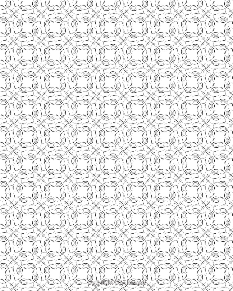 Seamless Black and White Abstract Circular Line Pattern Background