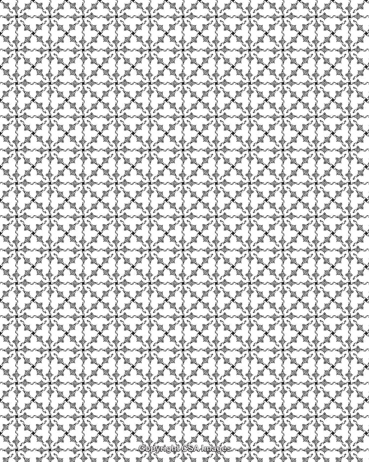 Seamless Black and White Ornamental Pattern for Elegant Backgrounds or Textiles