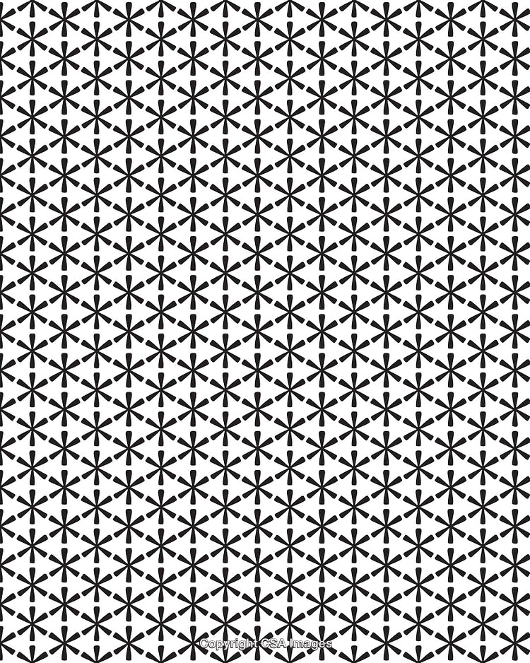 Elegant Black and White Geometric Star Pattern Background