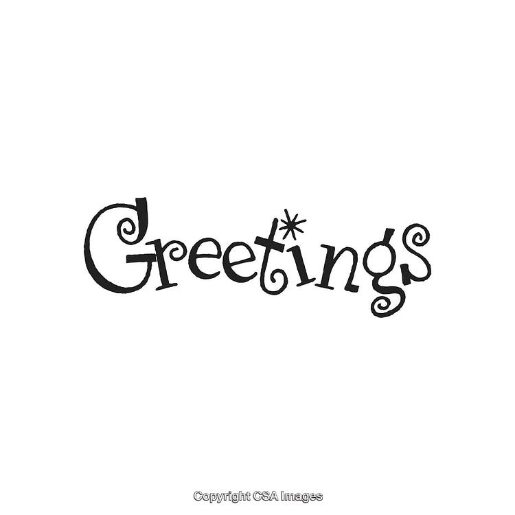 Stylish Handwritten Greeting Text with Swirled Lettering and Decorative Accents